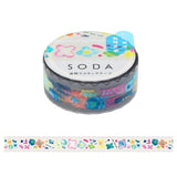 Taśma dekoracyjna Hitotoki Soda | Kwiaty