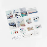 Zestaw naklejek Spotkanie na wyspie | Biały