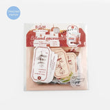 Zestaw naklejek Spotkanie na wyspie | Czerwony