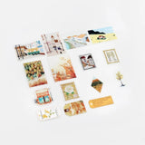 Zestaw naklejek Spotkanie na wyspie | Żółty