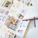 Taśma Washi Pre-Cut | Wiosenne kawiarnie