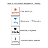 Mini pieczątki w pisaku isshoni | Pogoda