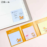 Sticky notes in a booklet | Animals