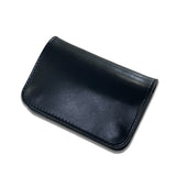 Leather Compact Wallet | Black