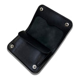 Leather Compact Wallet | Black