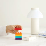 Kredki świecowe w kształcie klocków | Tęcza