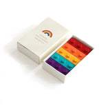 Kredki świecowe w kształcie klocków | Tęcza
