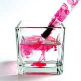 Teranishi Aurora Glass Pen with Cap | Aqua Pink