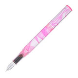 Teranishi Aurora Glass Pen with Cap | Aqua Pink