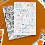Zestaw pieczątek silikonowych Everyday Explorers CO | Podróże