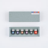Zestaw atramentów Kakimori x TSUKI no IRO Frost | Mini Ink Bottle Set: Jul-Dec