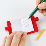 Keychain Mini Hobonichi Notebook | Red