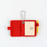 Keychain Mini Hobonichi Notebook | Red