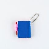 Brelok Mini Notatnik Hobonichi | Blue x Pink