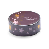 Taśma dekoracyjna Esterbrook x SAKURADRAGON | Sakura Street | Purple