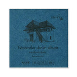Pad do akwareli SM-LT Watercolor sketch album 9x9 cm