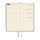 Kalendarz Tygodniowy 2027 Hobonichi Techo Weeks | Yumi Kitagishi: White Cat Wallpaper | Edycja angielska