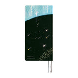 2027 Weekly Calendar Hobonichi Techo Weeks | Hiroko Kubota: Meteor Shower in the Light Blue Forest | English Edition
