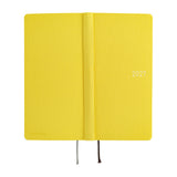 Kalendarz Tygodniowy 2027 Hobonichi Techo Weeks Mega | Colors: Canaria Yellow | Edycja angielska