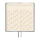 Kalendarz Tygodniowy 2027 Hobonichi Techo Weeks | Colors: Midnight Blue | Edycja angielska