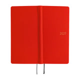 Kalendarz Tygodniowy 2027 Hobonichi Techo Weeks Mega | Colors: Poppy Red | Edycja angielska