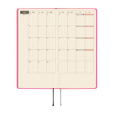 Kalendarz Tygodniowy 2027 Hobonichi Techo Weeks Mega | Colors: Pink Sapphire | Edycja angielska