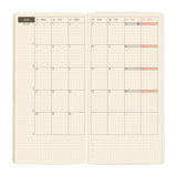 Kalendarz Tygodniowy 2027 Hobonichi Techo Weeks Mega | Sneaker: Mandarin Orange | Edycja angielska