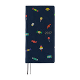 Kalendarz Tygodniowy 2027 Hobonichi Techo Weeks Mega | Bow & Tie: Candy Dream | Edycja angielska