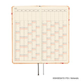 Kalendarz Tygodniowy 2027 Hobonichi Techo Weeks | MOTHER: Mr. Saturn Pattern | Edycja angielska