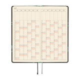 Kalendarz Tygodniowy 2027 Hobonichi Techo Weeks | Natal Design: Lucky Swallow | Edycja angielska
