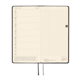 Kalendarz Tygodniowy 2027 Hobonichi Techo Weeks | Paper Series: Black Argyle | Edycja angielska