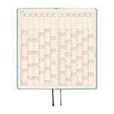 Kalendarz Tygodniowy 2027 Hobonichi Techo Weeks | Paper Series: Frosty Jade | Edycja angielska