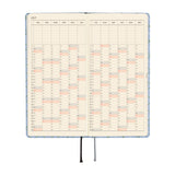 Kalendarz Tygodniowy 2027 Hobonichi Techo Weeks | Shirt Fabric: Graph Plaid | Edycja angielska