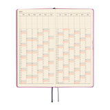 Kalendarz Tygodniowy 2027 Hobonichi Techo Weeks | Smooth: Lavender Milk | Edycja angielska