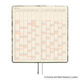 Kalendarz Tygodniowy 2027 Hobonichi Techo Weeks | V&A Series: Leicester | Edycja japońska