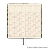 Kalendarz Tygodniowy 2027 Hobonichi Techo Weeks | V&A Series: Leicester | Edycja angielska