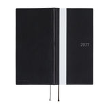 Kalendarz Tygodniowy 2027 Hobonichi Techo Weeks | White Line: Black | Edycja angielska