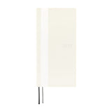 Kalendarz Tygodniowy 2027 Hobonichi Techo Weeks | White Line: Ivory | Edycja angielska