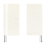 Kalendarz Tygodniowy 2027 Hobonichi Techo Weeks | White Line: Ivory | Edycja angielska