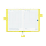 Okładka na kalendarz Hobonichi Techo A5 | mina perhonen: skyful (Yellow)