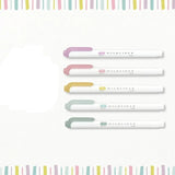 Zakreślacz dwustronny MILDLINER Zebra | Calm